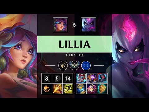 Lillia Jungle vs Evelynn - EUW Challenger Patch 25.07