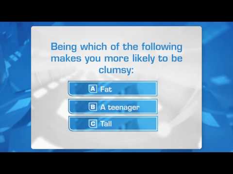 The Wright Stuff: What makes you more likely to be clumsy?