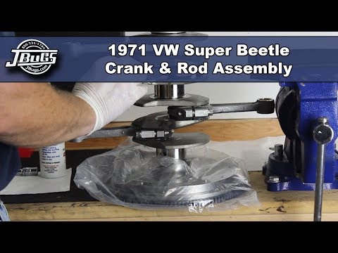 JBugs - 1971 VW Super Beetle - Engine Build Series - Crank & Rod Assembly