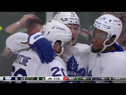 Toronto Maple Leafs Goals Vs Wild Dec 4th 2021