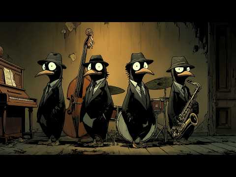 Penguins Groove in the Dark – Jazz for Creative Focus & Productivity