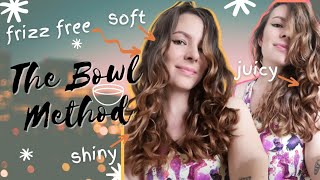 The Bowl Method // how to get hydrated, frizz free and juicy clumps ft curly hair's bestfriend-water