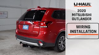 2020 Mitsubishi Outlander Trailer Wiring Harness Installation