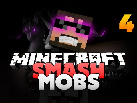 Minecraft Super Smash Mobs 4 - ENDERMAN!!