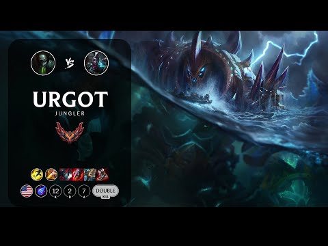 Urgot Jungle vs Ekko - NA Grandmaster Patch 14.6