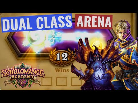 12-0 Priest-Warlock - Dual Class Arena Hearthstone Scholomance Academy