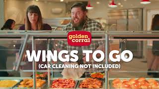 Golden Corral 2024 Car Cleaning, Wings To Go, ENG