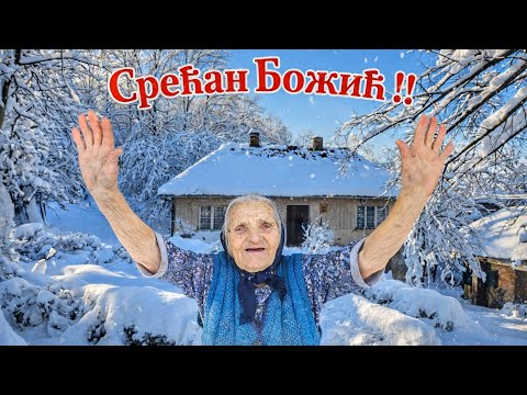 Božić kod stogodišnje bake Mirjane...