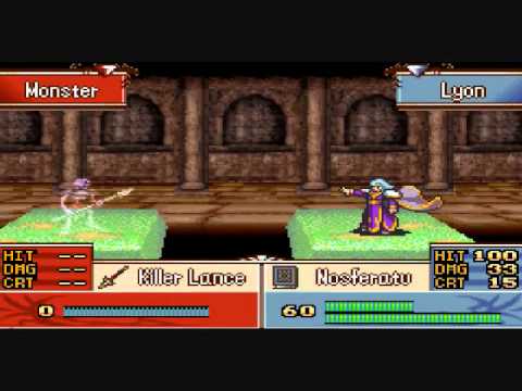 Fire Emblem 8(The Sacred Stones) - Lyon Overall + All Dark Magic + Latona