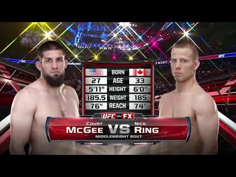 Court McGee vs Nick Ring full fight