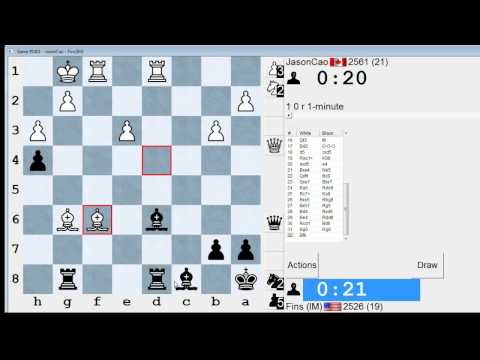 Bullet Chess #28: 11 games in the ICC 1-minute pool