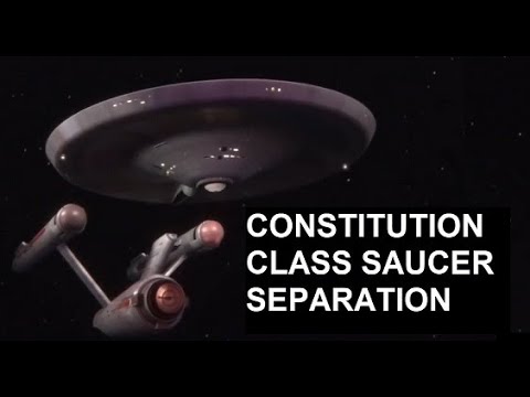 Constitution Class Saucer Separation