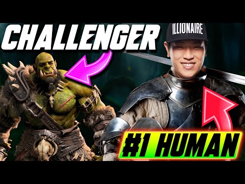 The #1 Human player IN THE WORLD faces German Challenger 'Scars'! - WC3 - Grubby