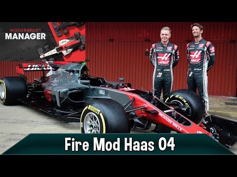 Motorsport Manager Fire Mod - Haas F1 The American Dream 04