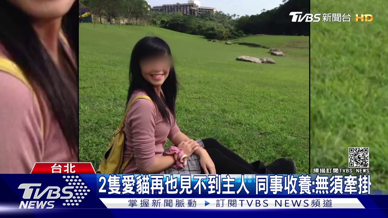 女獸醫搭太魯閣遇難!愛貓見嘸主人 同事收養:無須牽掛