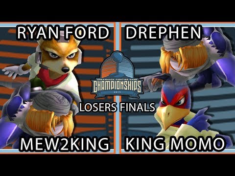 DHATL 2019 SSBM - Ryan Ford & Mew2King Vs. Drephen & King Momo Smash Melee Tournament Losers Finals