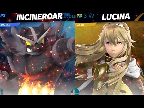 CINO Smash High Tide 2020 - SMeeKS (PT, Incineroar) VS Boolien (Lucina) Smash Ultimate Round 3