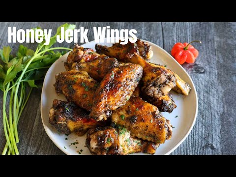 Sweet & Spicy Honey Jerk Chicken Wings (Oven-Baked!) | Easy Recipe for Ultimate Flavor!