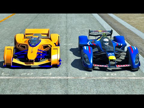 McLaren MP4-X vs Red Bull X2010 at Highlands