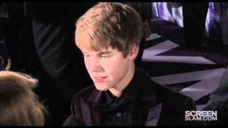 Justin Bieber at his Never Say Never Los Angeles Premiere