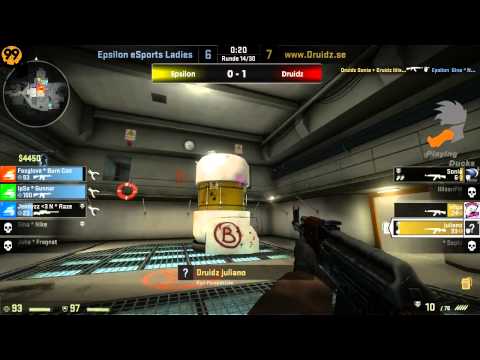 Epsilon vs. Druidz | Halbfinale, Playing Ducks Female CUP | de_nuke Map 2