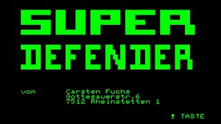 Sharp MZ-80C Game: Super Defender (1983)