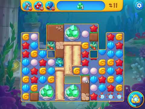 Fishdom level 6640 no boosters フィッシュダム ノーマル [Friend's]