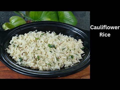 Simple Cauliflower Rice Recipe | Diabetic Friendly Cauliflower Rice Recipe | Weight Loss Recipe
