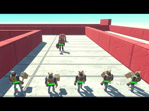 Impossible Maze - 5x Ghor Hammer ARBS | Animal Revolt Battle Simulator