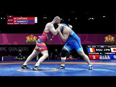 Qual. FS - 125 kg: R. CHINTOAN (ROU) v. T. YAMAMOTO (JPN)