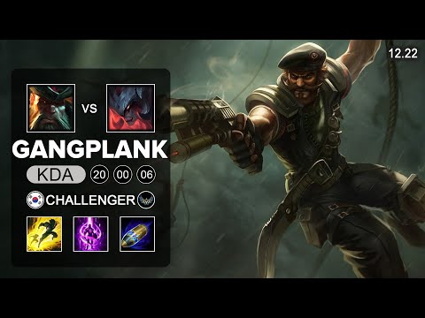 GangPlank vs Aatrox Top - KR Challenger - Patch 12.22 Season 12