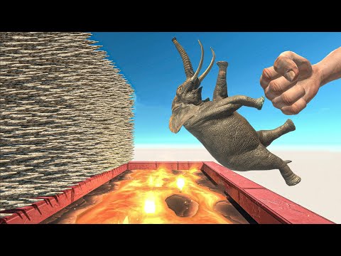 Death Punch In Lava ► Animal Revolt Battle Simulator