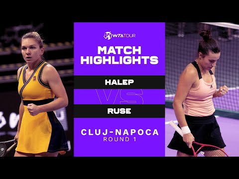 Теннис Simona Halep vs. Elena-Gabriela Ruse | 2021 Cluj-Napoca Round 1 | WTA Match Highlights