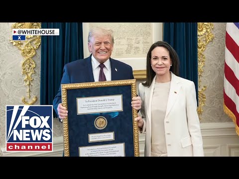 Machado reveals 'EMOTIONAL' Nobel Peace Prize presentation to Trump