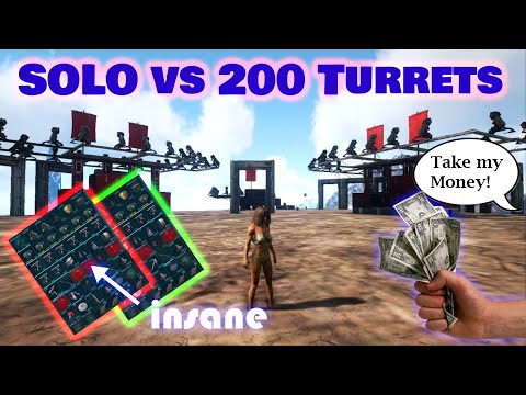 How I SOLO Raided vs 200 Heavy Turrets