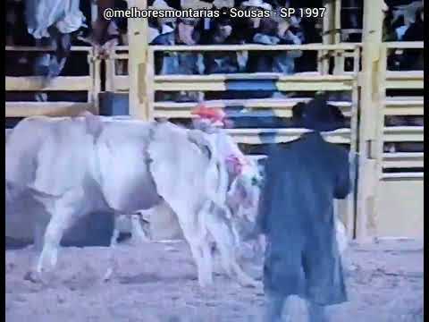 🇧🇷 Celso Gardini x Aloprado - Rodeio de Sousas 1997 #rodeio #rodeo #melhoresmontarias