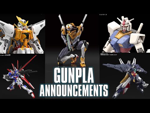 Awesome New Gundam and Gunpla Announcements!
