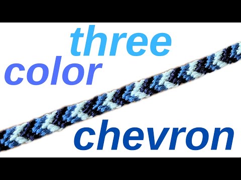 3 color chevron || friendship bracelets