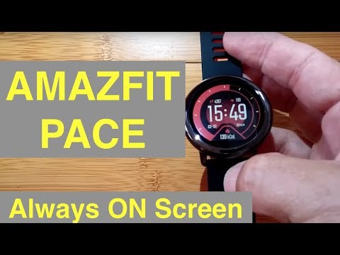 XIAOMI AMAZFIT PACE Fitness Smartwatch "Always On" Screen: Unboxing and 1st Look [English Only]