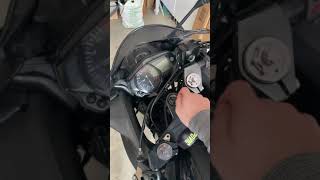 Motorcycle Kick Stand Trick (Steering Lock Security Bypass)