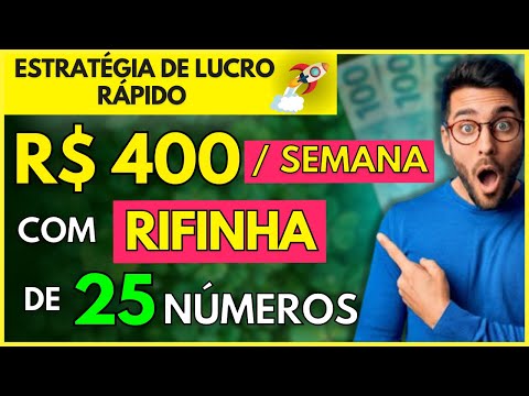 , title : '✅ RIFINHA ONLINE - Como fazer uma Rifinha Online de 25 números e lucrar R$400,00 por semana'