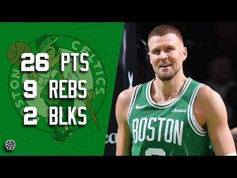 Kristaps Porzingis 26 pts 9 rebs 2 blks vs Pistons 24/25 season