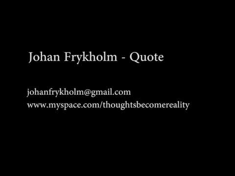 Johan Frykholm - Quote (studio version only audio)