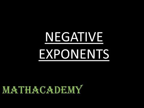 Negative Exponents | Pre-Algebra | Mathacademy