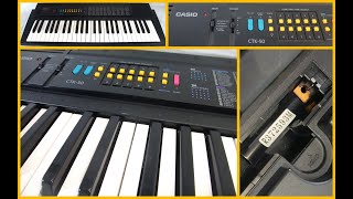 Video thumbnail for Casio Electronic Keyboard Piano CTK-50 100 Tones 100 Rhythms 49 Keys by Bythesein_Wales