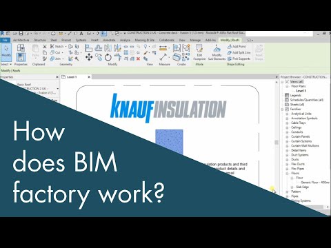 How does Knauf Insulation BIM factory work?