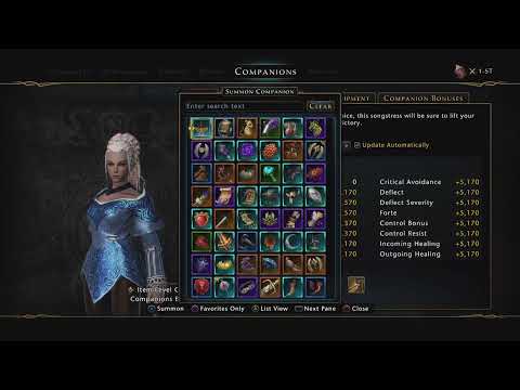 Neverwinter Checking Out the Chultan Hunter Companion (and Songstress)