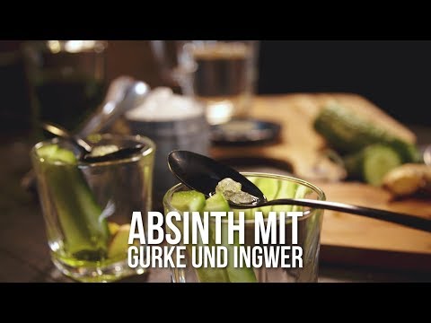 Absinth mit Gurke und Ingwer von Diamant-Zucker