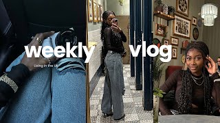 VLOG| Waking up at 5am, working 14 hour shifts, night out, more books recs, new makeup,MyBraidedWig.