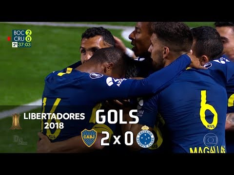 Boca Juniors 2 x 0 Cruzeiro - Libertadores 2018 - Globo HD⁶⁰